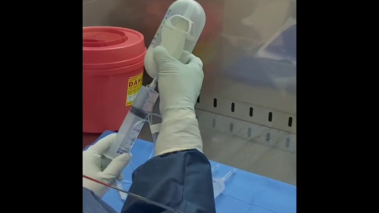 Preparación de bomba elastomérica para Infusión continua