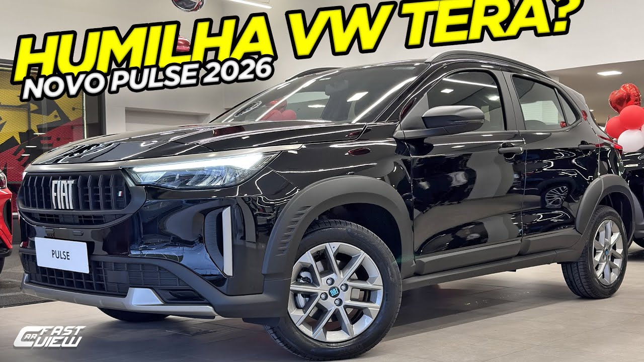 NOVO FIAT PULSE 2026 DESBANCA VW TERA NO PREÇO, MOTOR E ITENS DE SÉRIE MAS NINGUÉM QUER MAIS...