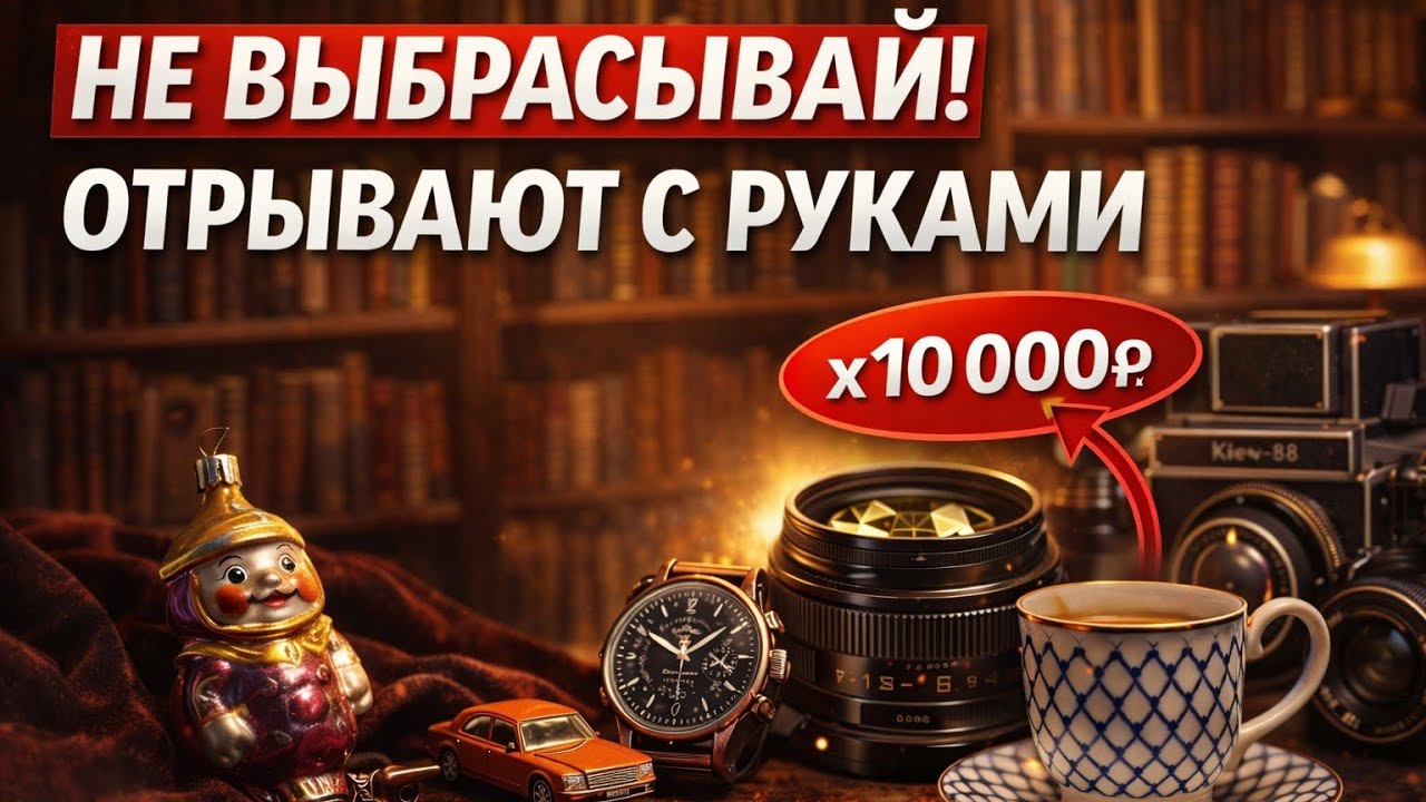 7 СОВЕТСКИХ ВЕЩЕЙ, которые сейчас стоят БАСНОСЛОВНЫХ денег. (Цены вас шокируют)