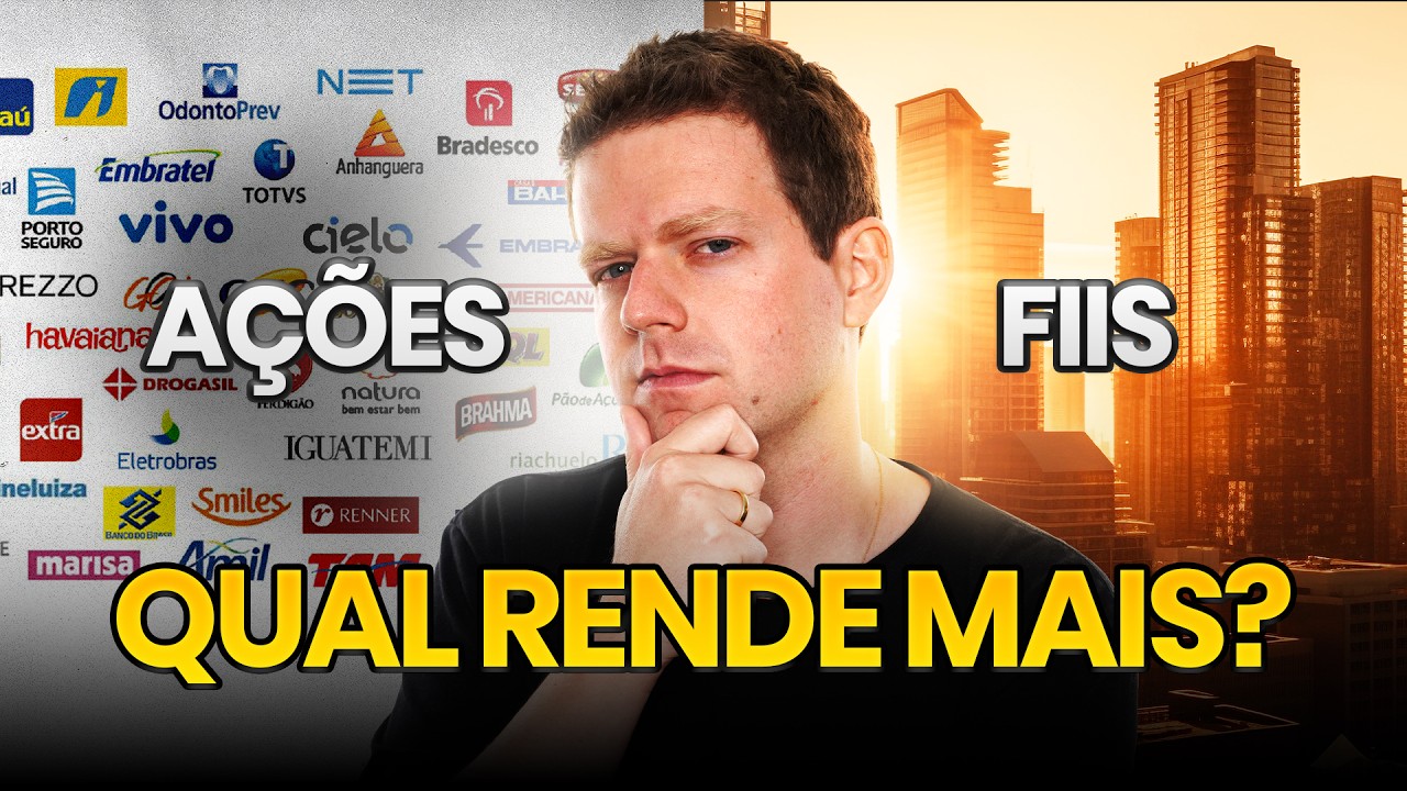 AÇÕES ou FUNDOS IMOBILIÁRIOS: qual RENDE MAIS?