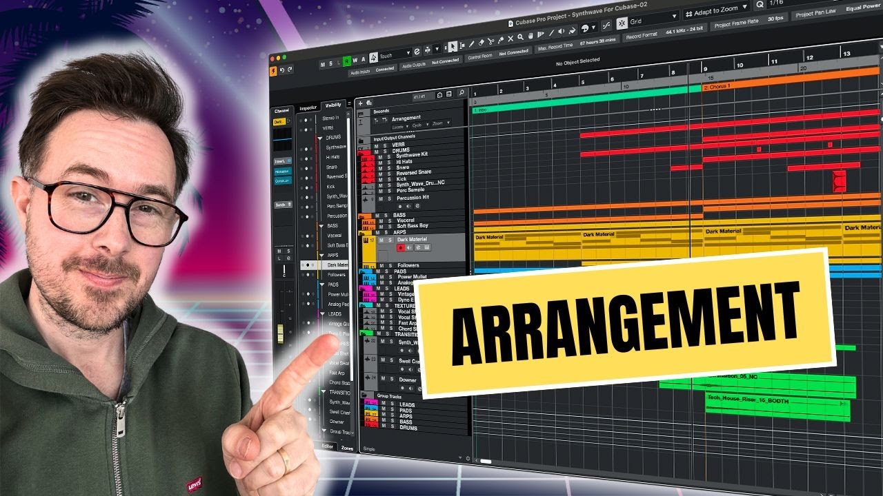Arranging the Song With Automation and Modulation | Synthwave Production Basics in Cubase