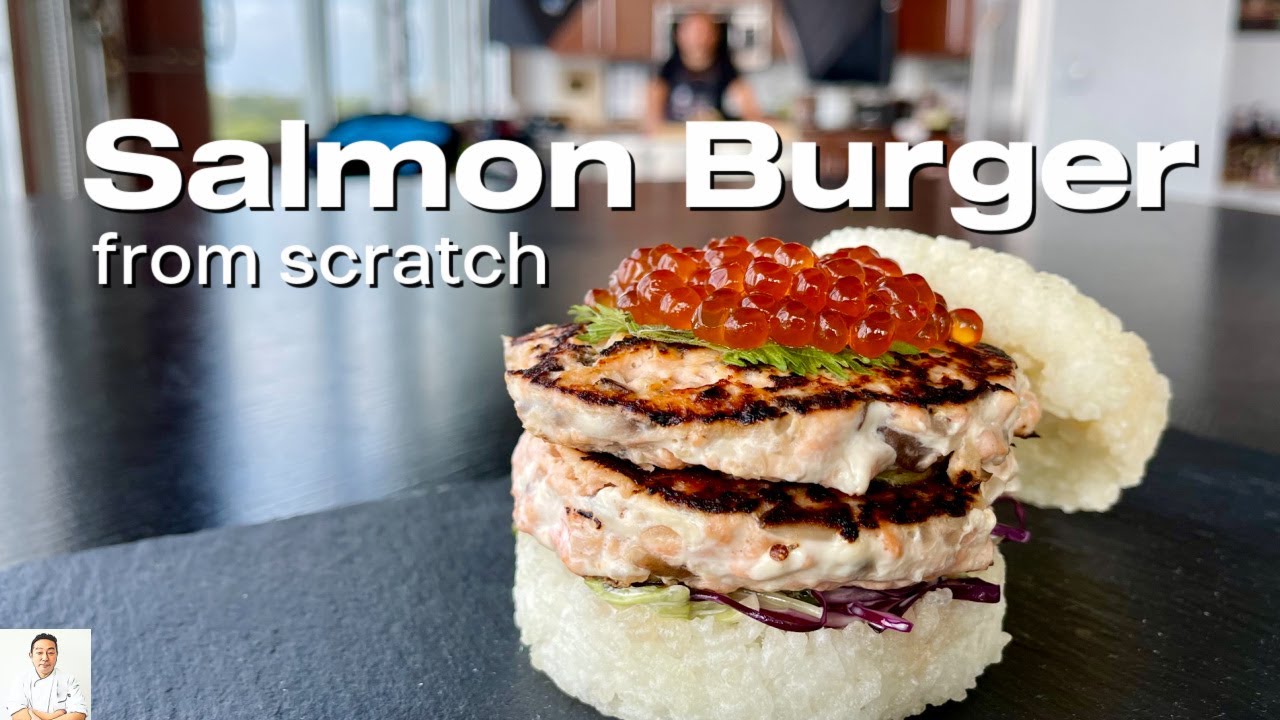Salmon Rice Burger I Made From Scratch Was One Of The Best!
