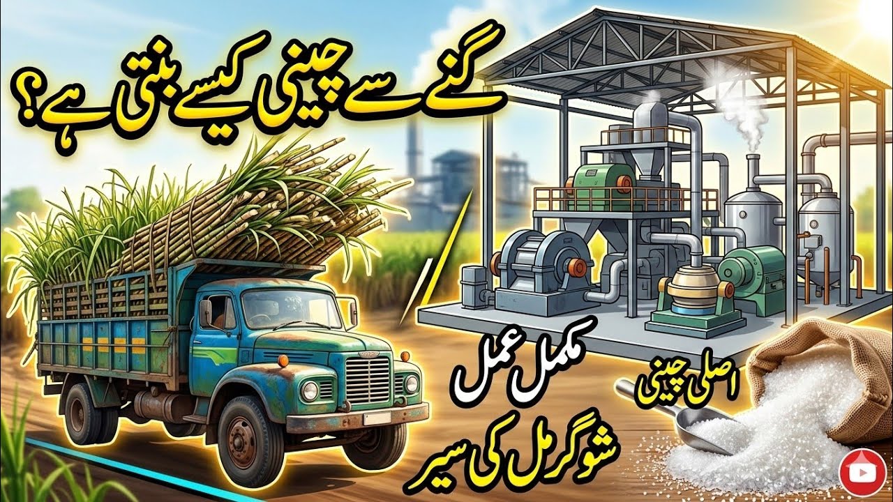 گنے سے چینی کیسے بنتی ہے؟ | پنجاب کی سب سے بڑی شوگر مل کی سیر |Sugar Production Process | Amna