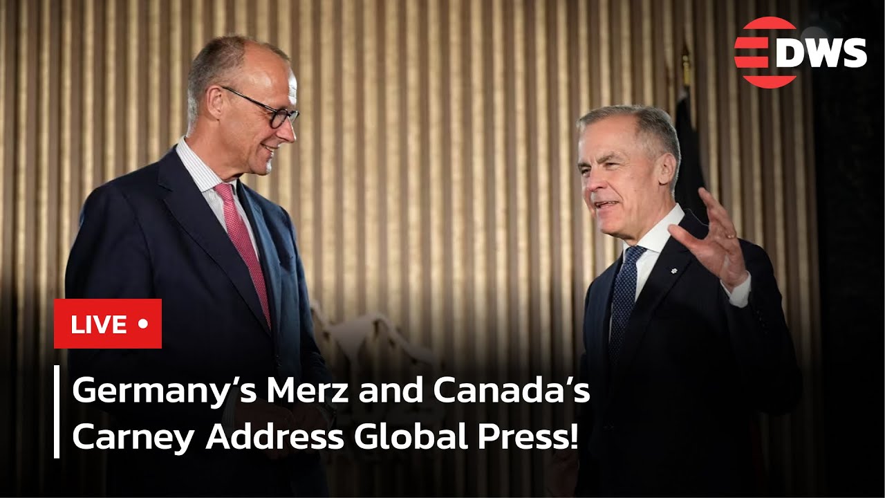 LIVE: Germany&rsquo;s Merz and Canada&rsquo;s Carney Hold Joint News Conference in Berlin | AC1Z