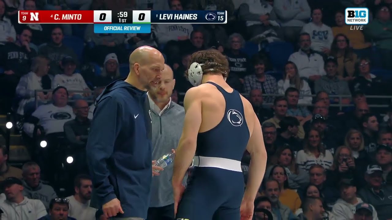 174 lb: Nebraska's Christopher Minto vs. Penn State's Levi Haines | Penn State Wrestling