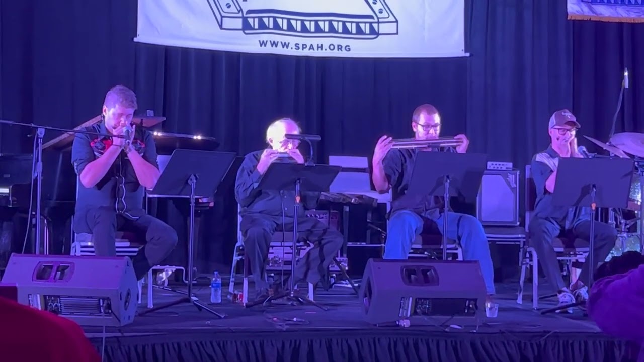 THE BLUE NOTE HARMONICA QUARTET - Live @ S.P.A.H. Week 2022 in Tulsa OK
