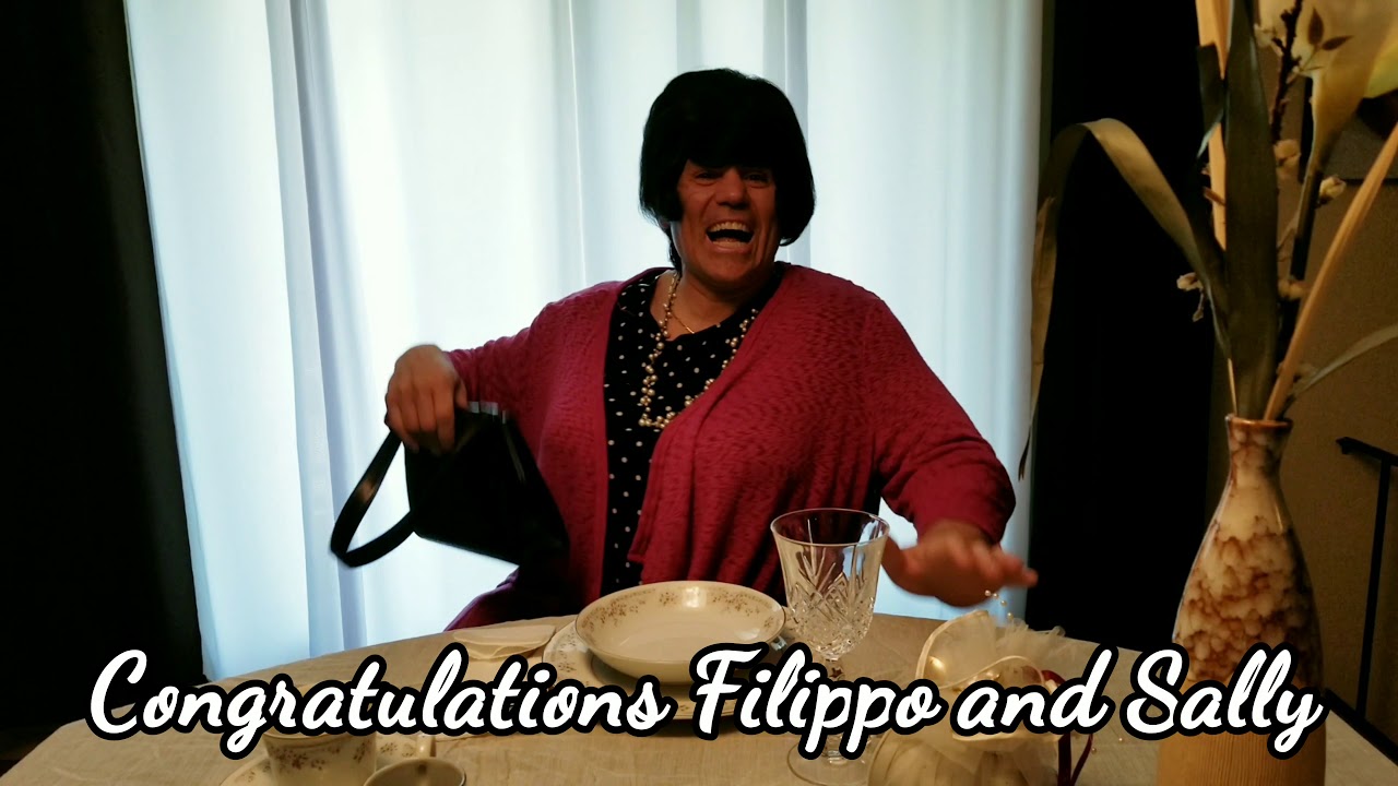 Congratulations Filippo and Sally