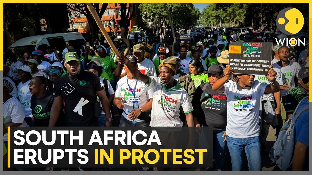 South Africa Anti-Immigration Protests Erupt As Thousands March Over Jobs Crisis | WION
