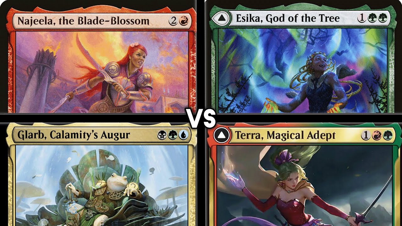 cEDH Gameplay | Terra vs Glarb vs Najeela vs Esika