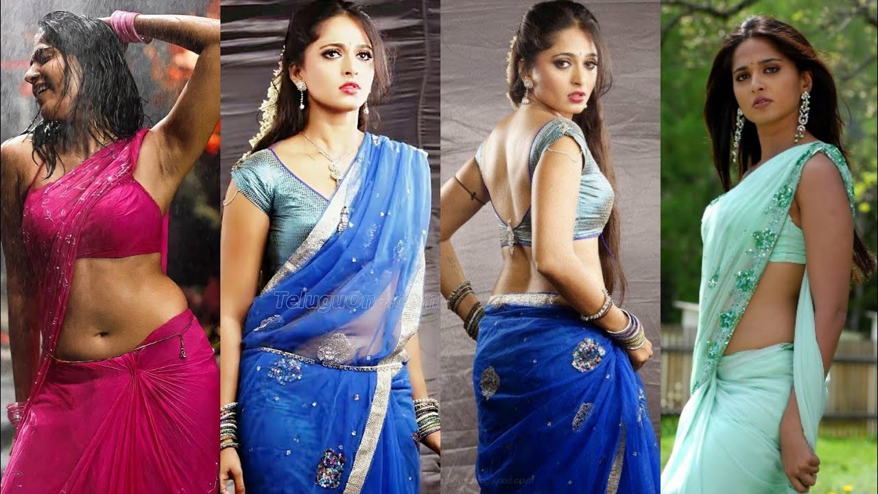 Anushka Shetty best looks in saree 😍😱