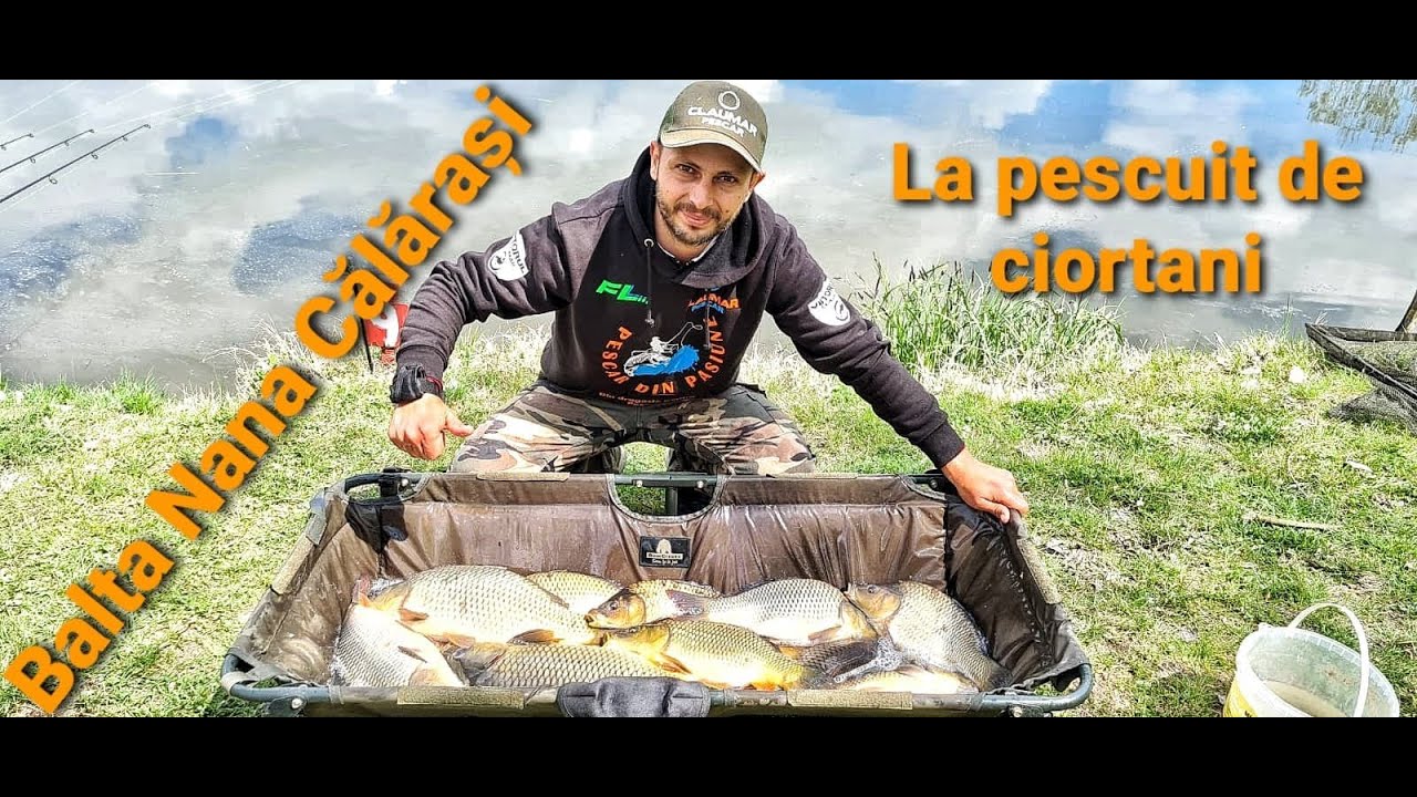 La pescuit de ciortani pe Balta Nana Calarasi