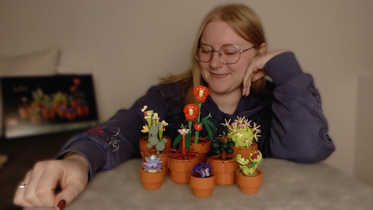 ASMR 😴 Tiny plants 🌸 lots of happiness 🥰