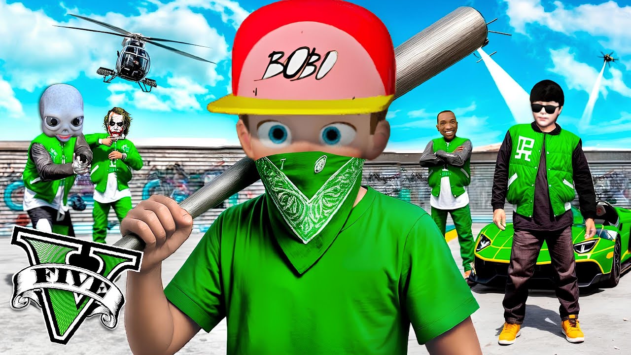 ဘိုဘို ရပ်ကွက်လူမိုက်အဖွဲ့ထဲ ဝင်သွားခဲ့တယ် | Adopted by Grove Street in GTA V | SMART On Live