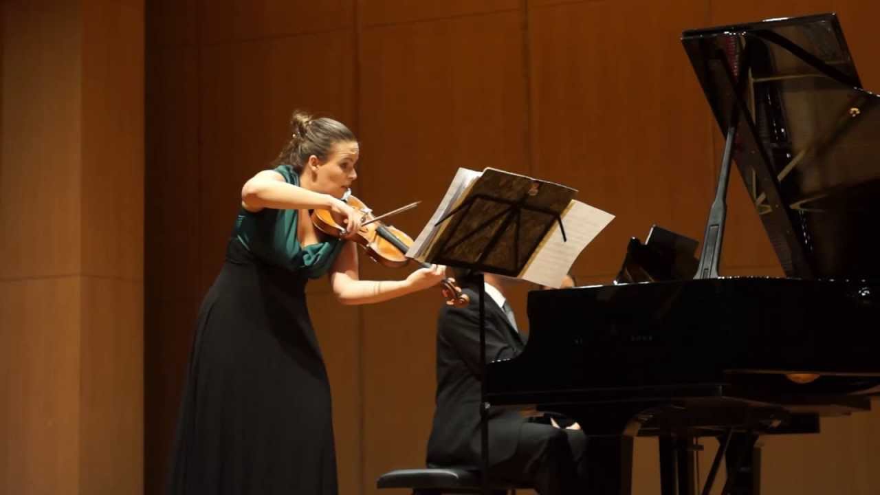 Julia Schr&ouml;der (violin) plays Debussy Sonata - LIVE (full HD)