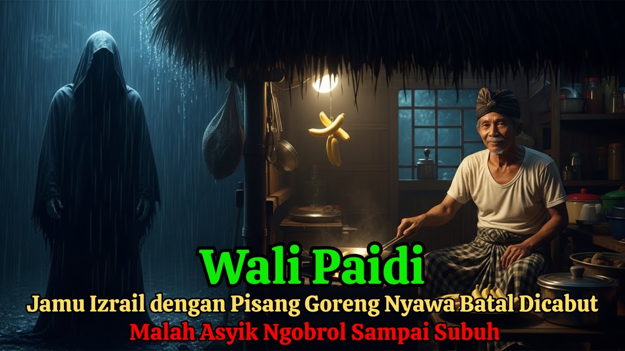 GEMPAR! Wali Paidi Jamu Izrail dengan Pisang Goreng Nyawa Batal Dicabut, Malah Asyik Ngobrol!