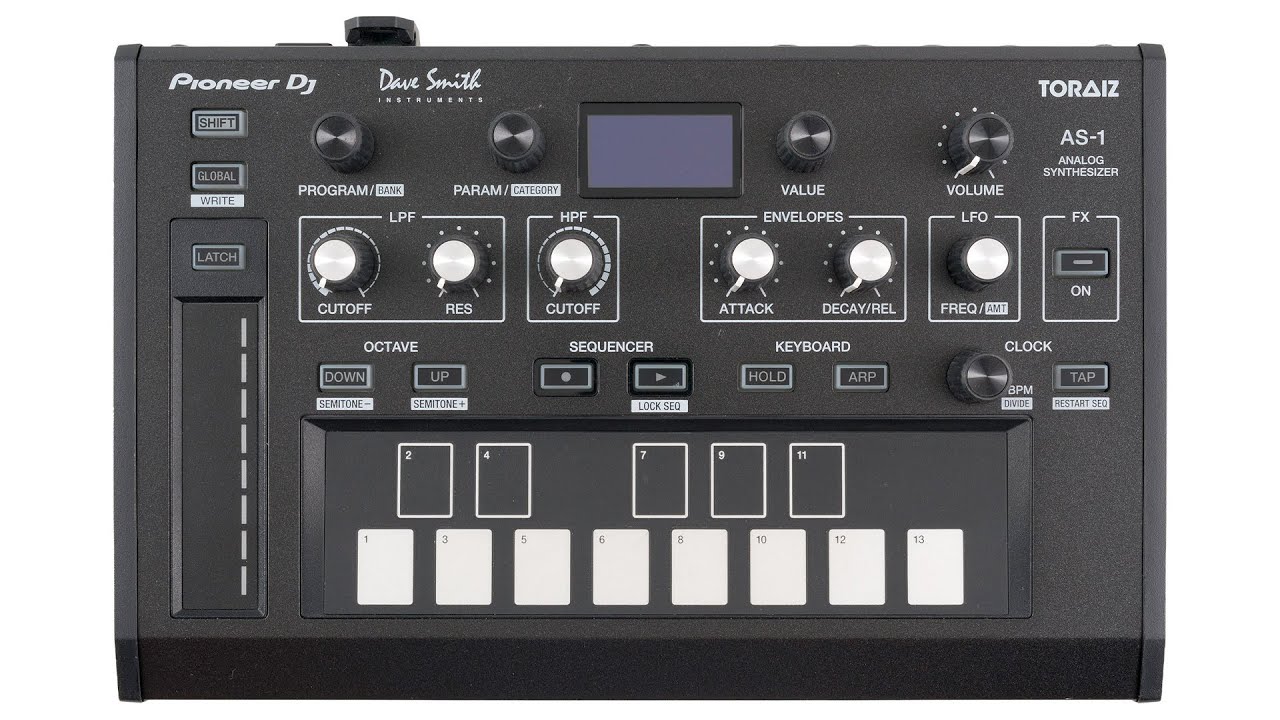 Pioneer DJ & Dave Smith Instruments TORAIZ AS-1 (2017) Analog Synthesizer