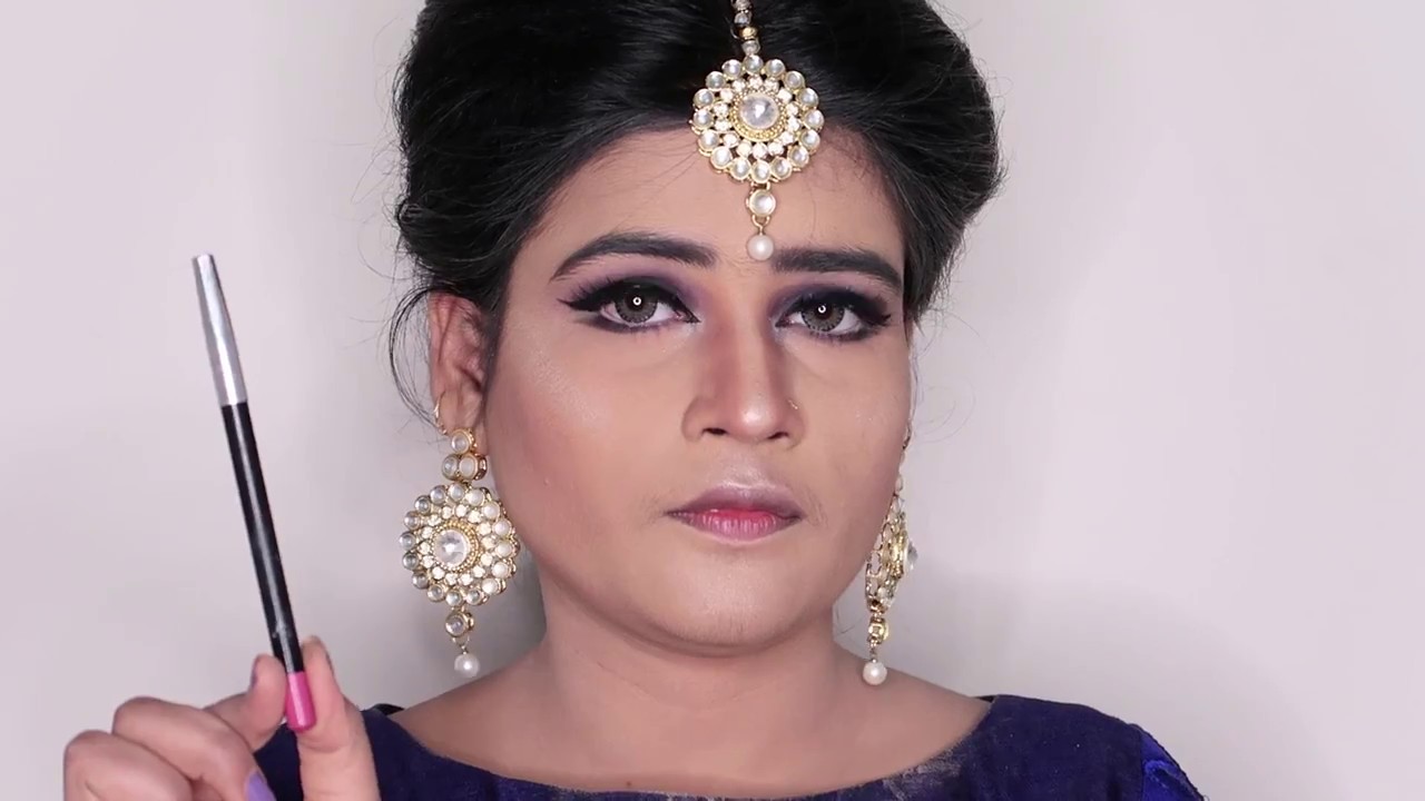 Bridal makeup Using Panstick and Pancake