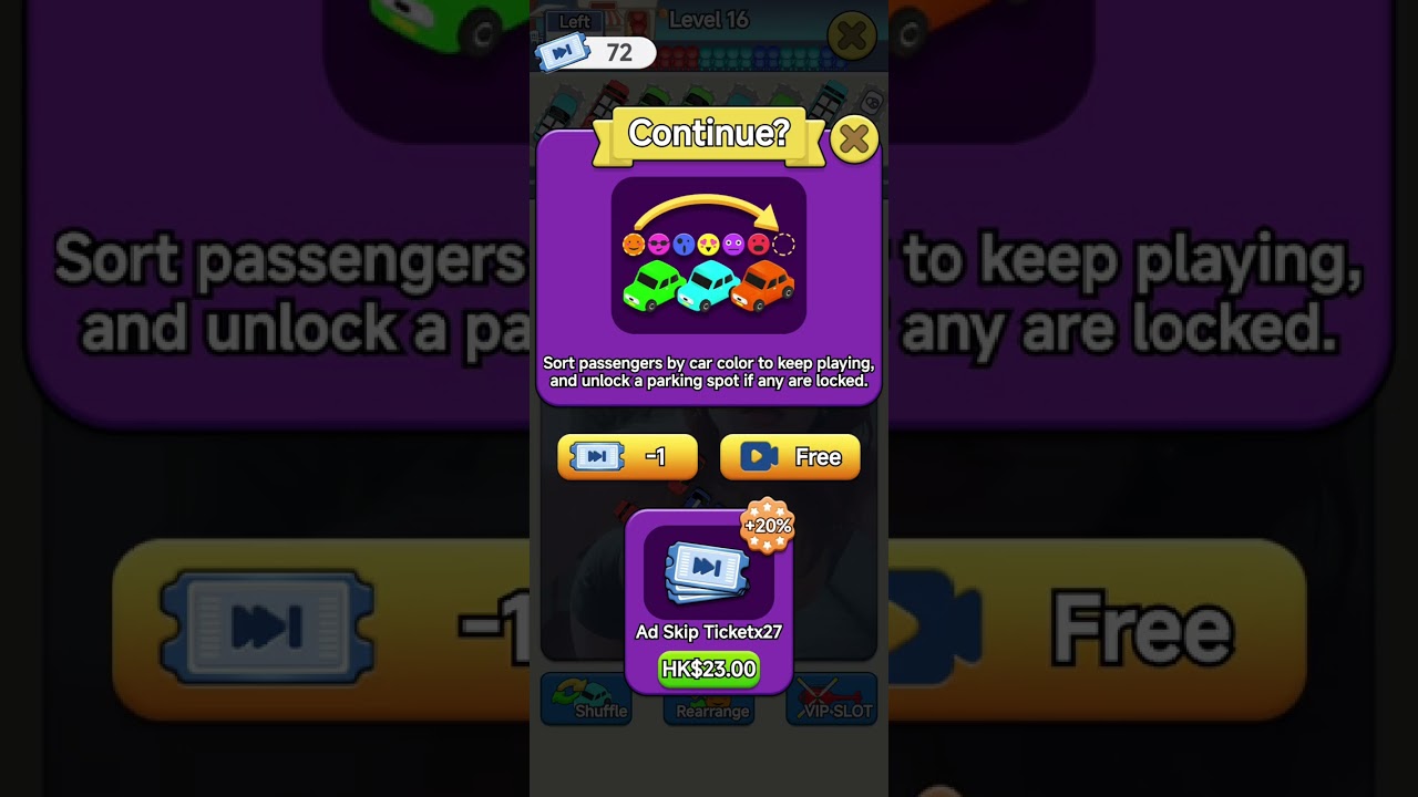 Parking Jam:Traffic Puzzle #games #gaming #gameplay