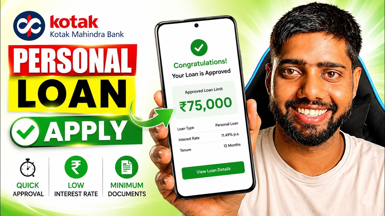 How to get a personal loan from Kotak Mahindra Bank 2026 - How to get a loan from Kotak Bank