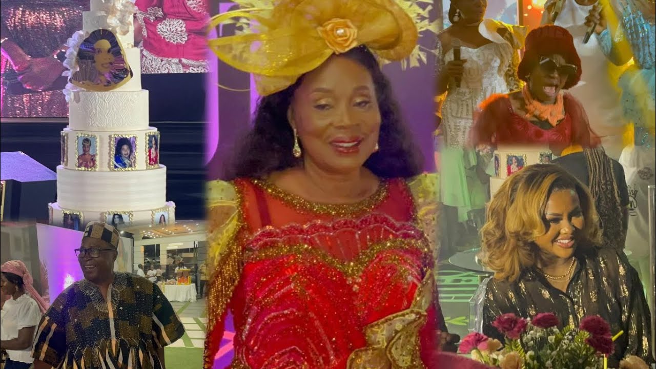 Beautiful Moment Mac Brown,Adwoa Smart, David Dontoh & Legendary Join Maame Dokono on Her 80th BFD🎂
