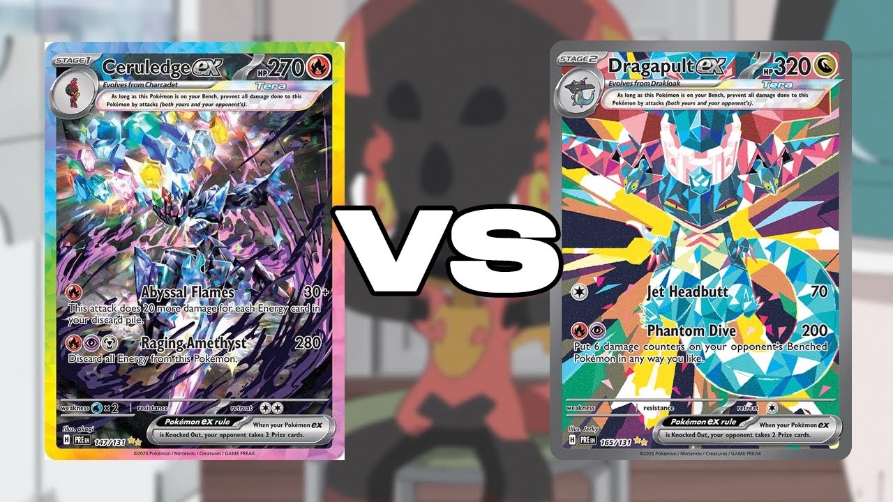 CAN CERULEDGE TAKE ON THE BDIF?! CERULEDGE EX vs DRAGAPULT EX (Phantasmal Flames) | TCG LIVE