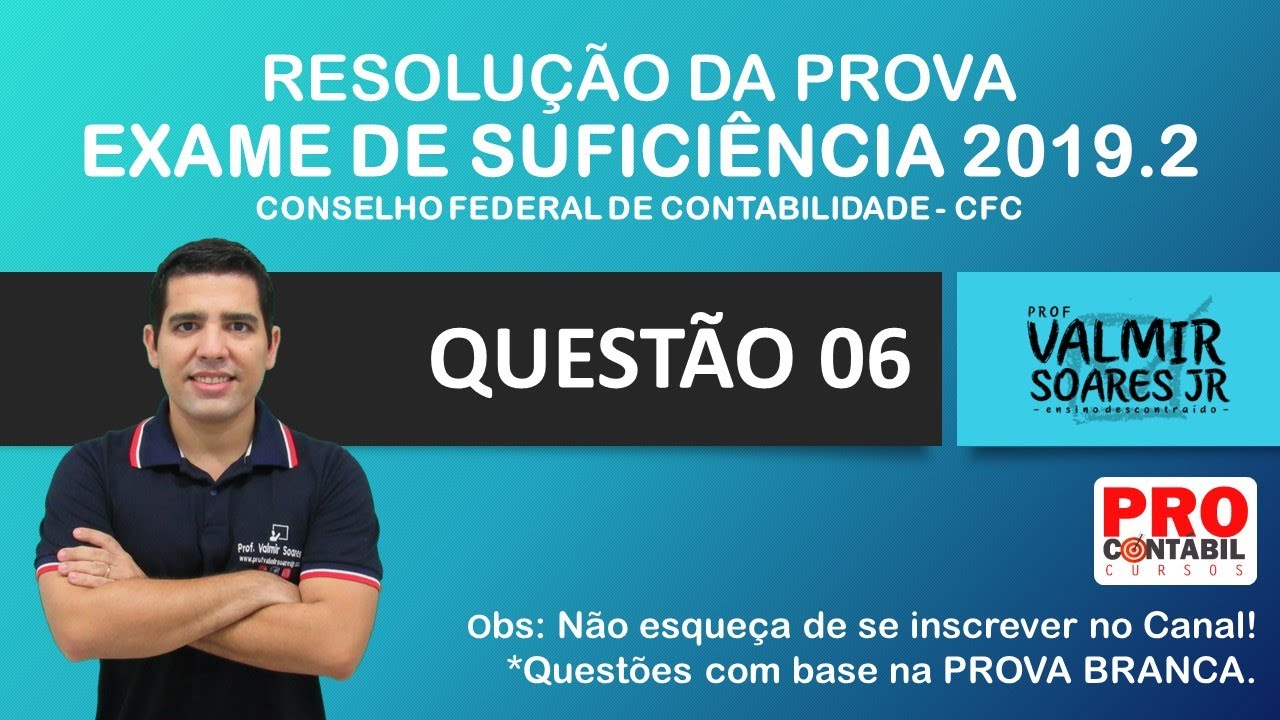 QUESTÃO 06 -  PROVA DO CFC 2019.2 (TEMA: MÉDIA PONDERADA MÓVEL)