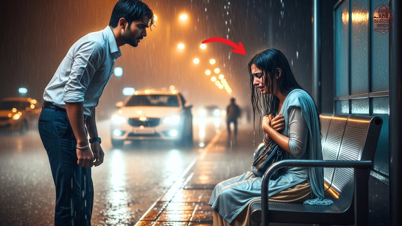 বাড়িহারা মেয়ে বৃষ্টিতে বসে কাঁদছিল—ছেলে বলল, “আমার বাড়ি চলো”; এরপর যা ঘটল, মানবতা কেঁদে উঠল!