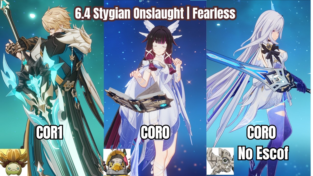 No Escoffier? No Problem | Genshin Impact Luna V 6.4 Stygian Onslaught Fearless Full Clear