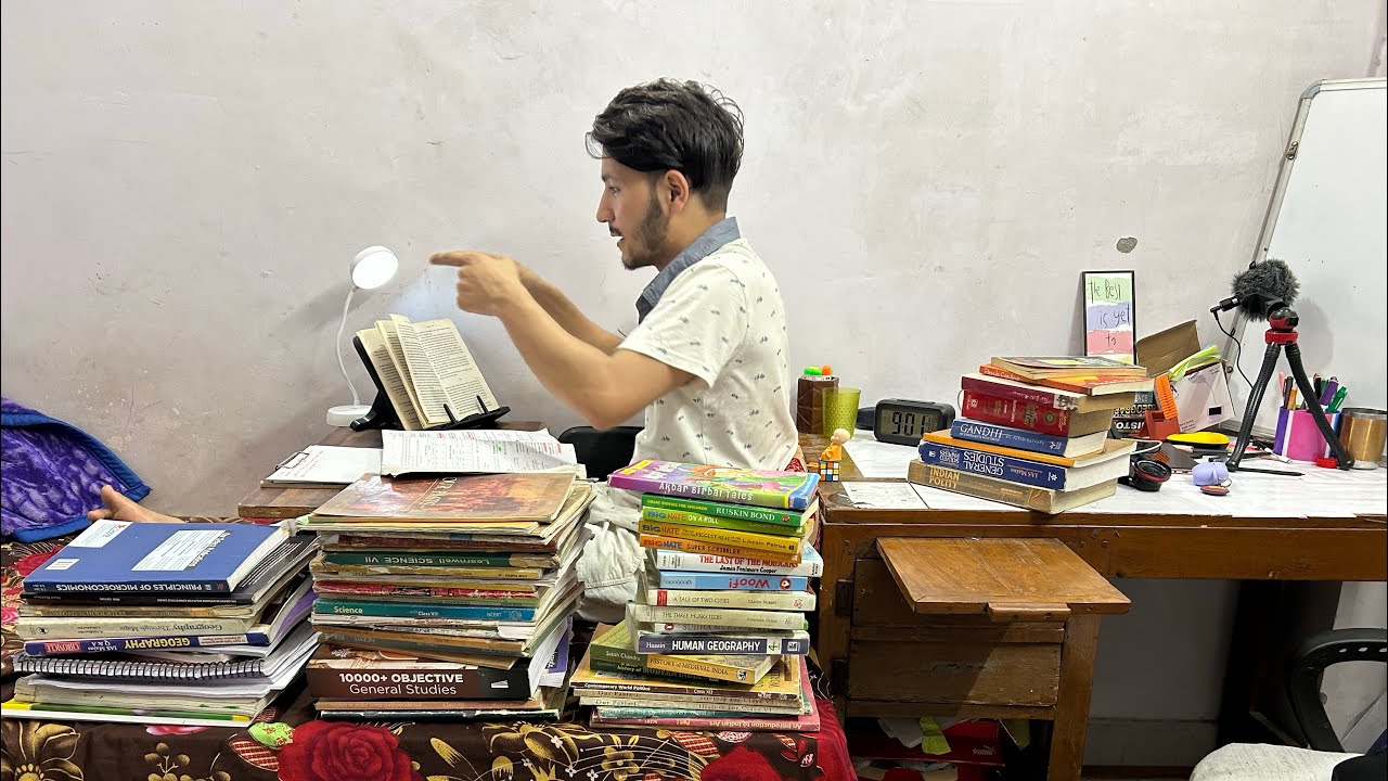 I woke up at 02:00AM to study for UPSC*my 24 hour routine *honest day in life of UPSC aspirant