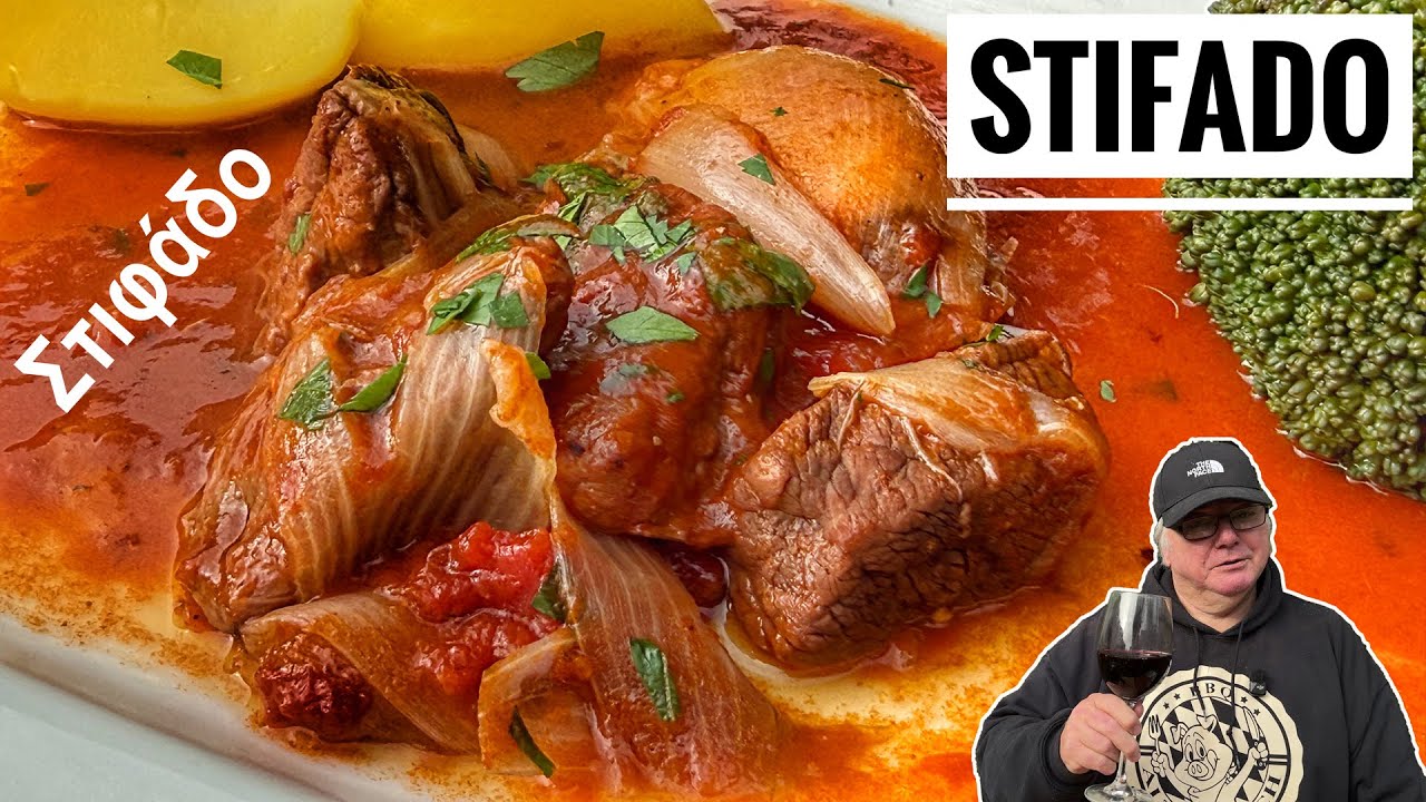 #705: Stifado - der griechische Rinderschmortopf, der fast ein Gulasch ist. Soulfood aus Hellas!