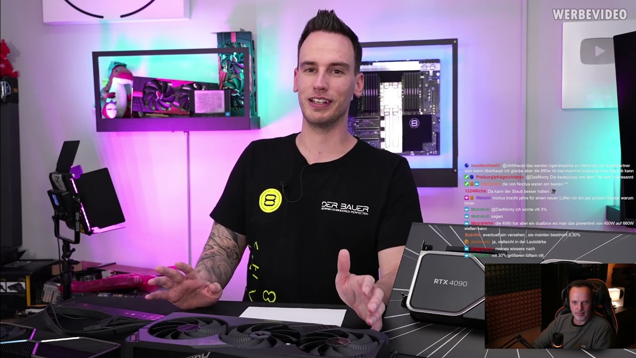 Das beschissene Marketing von Nvidia und die tolle RTX 4090 | Reaction auf der8auer