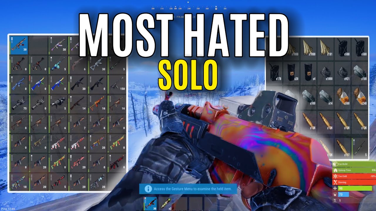How I Became The MOST HATED SOLO - Rust Console Edition