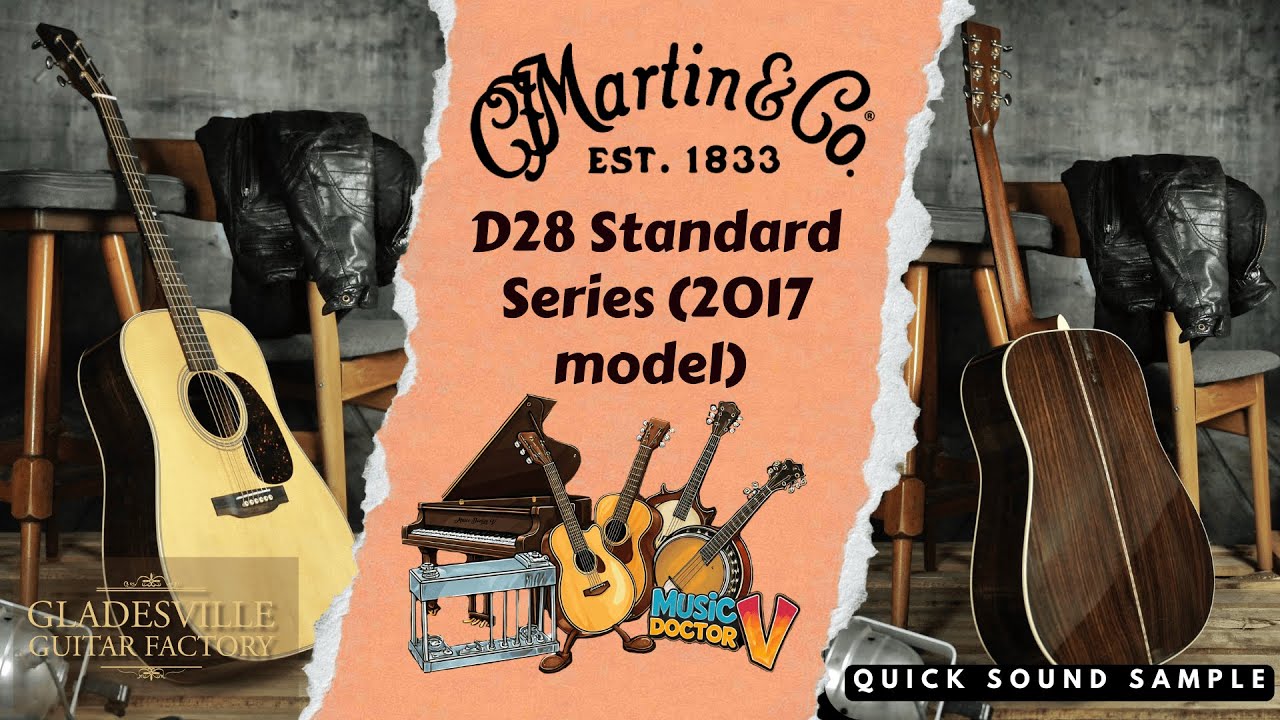 Martin D28 Standard (2017 model) - Demo by Michael Varecka - Gladesville Guitar Factory