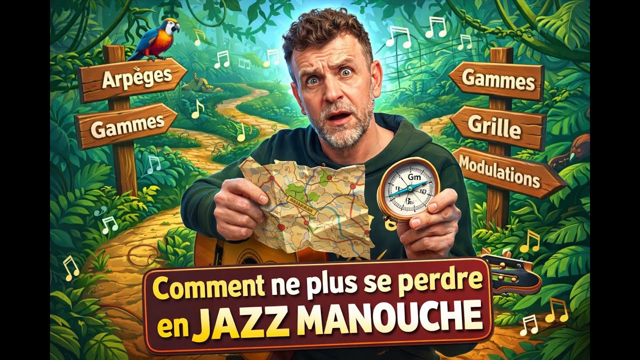 🎸 Comment ne plus se perdre en jazz manouche🧭 Retrouver ses arpèges et gammes facilement
