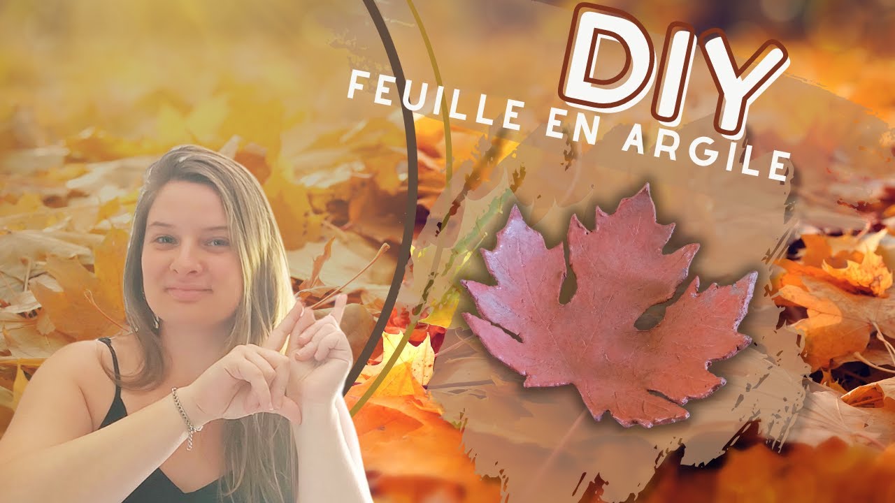 DIY : Créer une feuille d'érable en argile autodurcissante