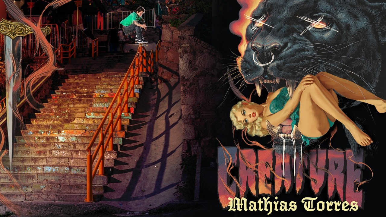 Mathias Torres Part for Creature Skateboards