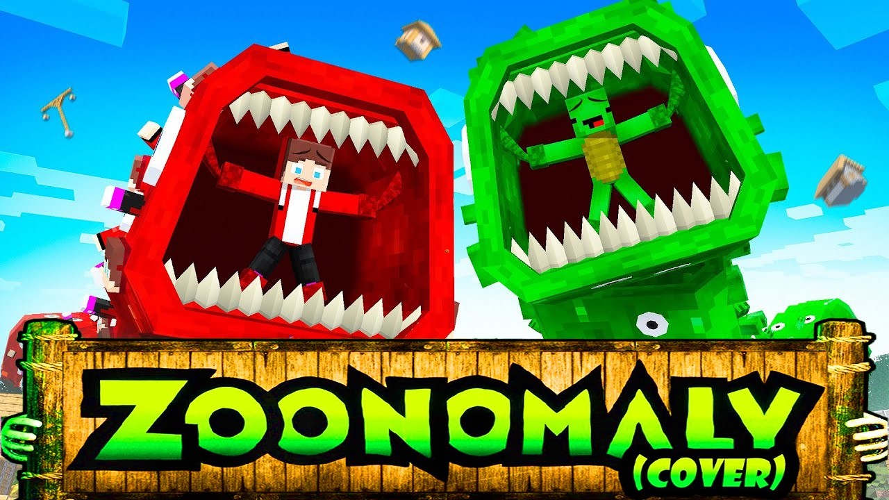 JJ COMPUTER and CRAZY Girl COMPUTER - Love Story - Maizen Minecraft Animation  Zonoomaly Theme Song