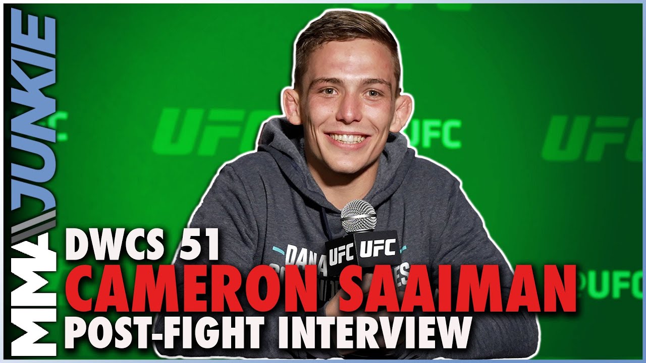 21-Year-Old Cameron Saaiman Becomes Youngest Fighter On UFC Roster | DWCS 51
