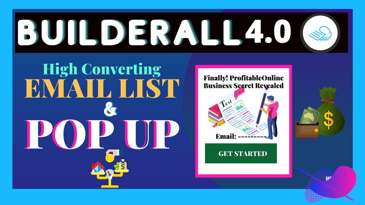 HOW TO CREATE A HIGH CONVERTING BUILDERALL EMAIL LIST & POP UP LANDING PAGE
