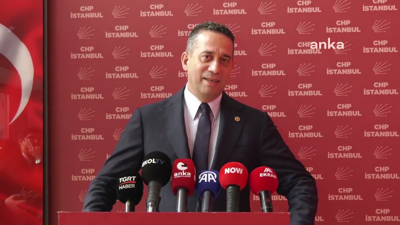CHP Grup Başkanvekili Ali Mahir Başarır, açıklama yapıyor | İstanbul