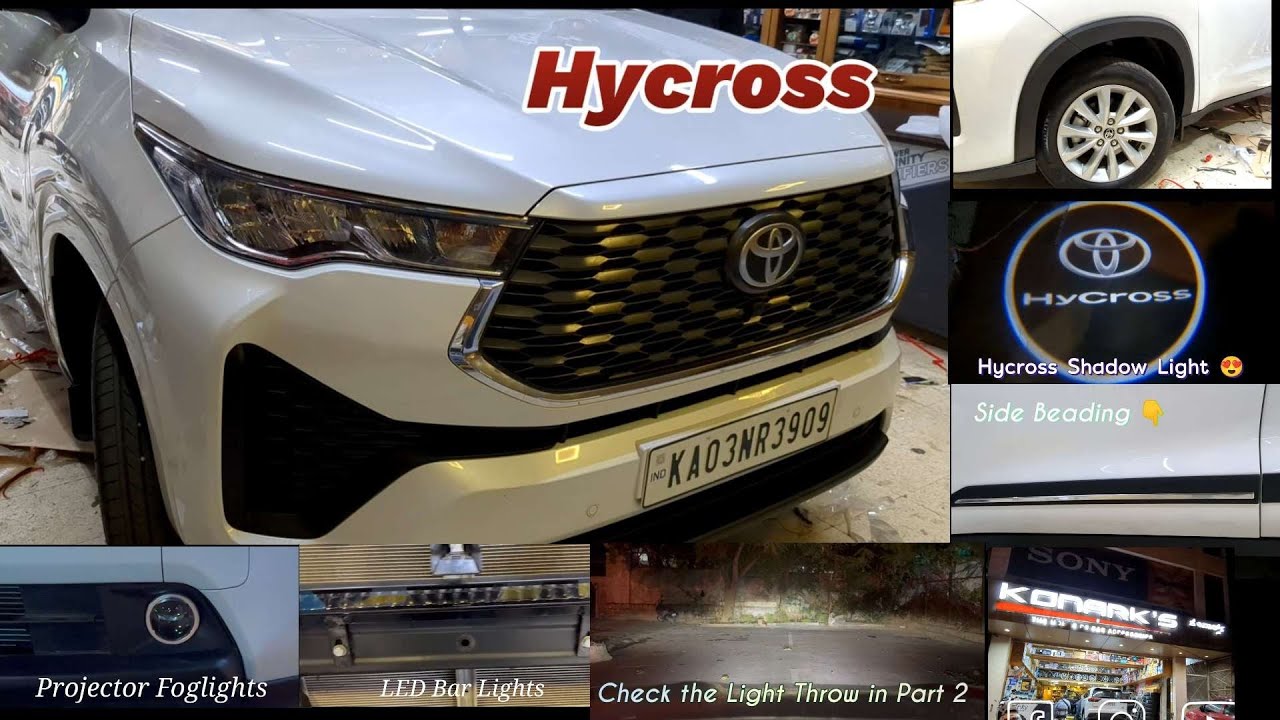 Best Upgrades in Innova Hycross (Part 1) | Wheel Arch, Shadow Light, Roof Rails & more | KONARK'S
