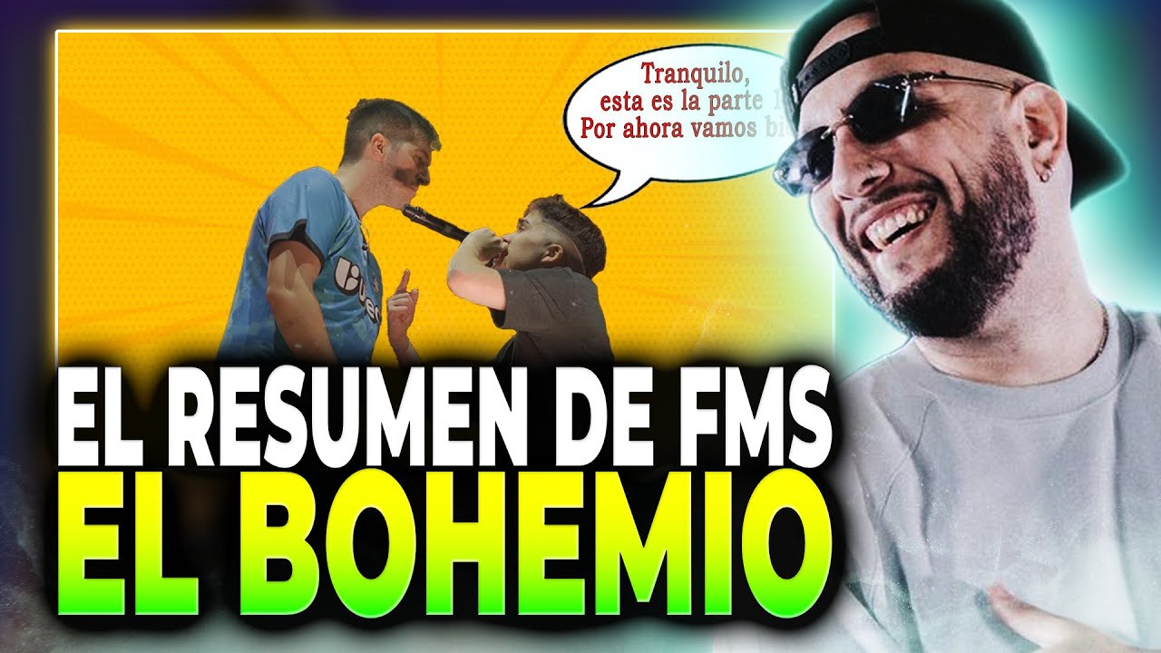 🤣 EL VERDADERO RESUMEN DE FMS INTERNACIONAL 🤣 | PIEZAS REACCIONA A EL BOHEMIO