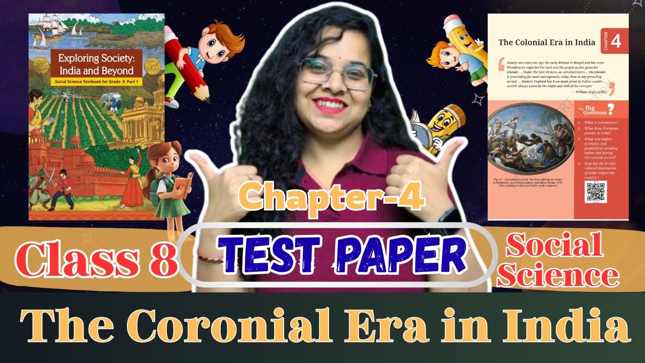 Class 8 SST Chapter 4 | The Colonial Era in India | Test Paper| NCERT 2025 | Mishti Classroom