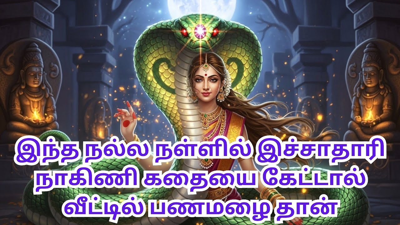 இச்சாதாரி நாகிணி கதையை கேட்டால் வீட்டில் பணமழை தான்! #கர்மகதை #பழங்காலகதை #தமிழ்கதை 