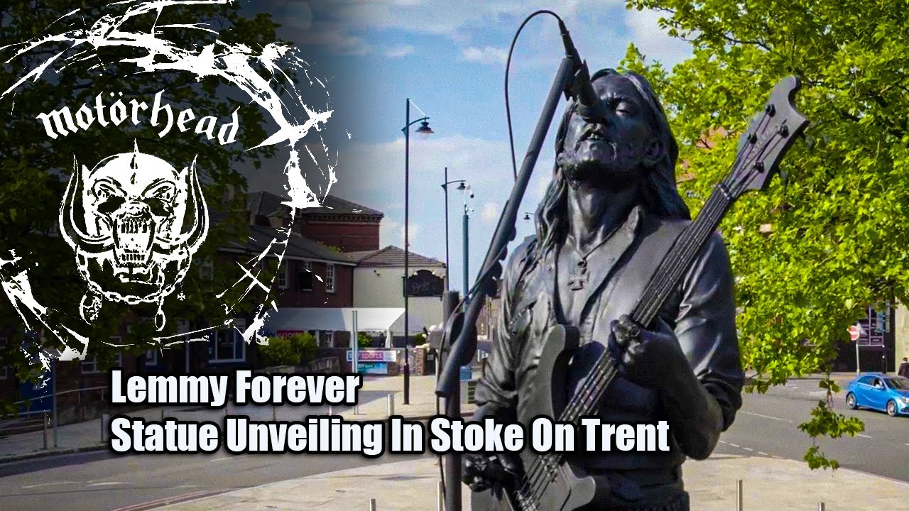 Lemmy Forever Statue Unveiling In Stoke On Trent
