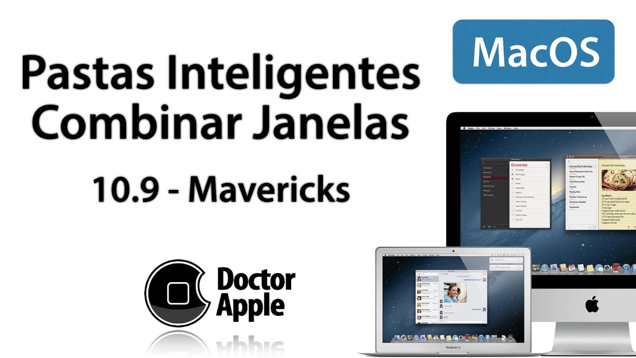 Aula Apple Mac - Pastas Inteligentes e Combinar Janelas