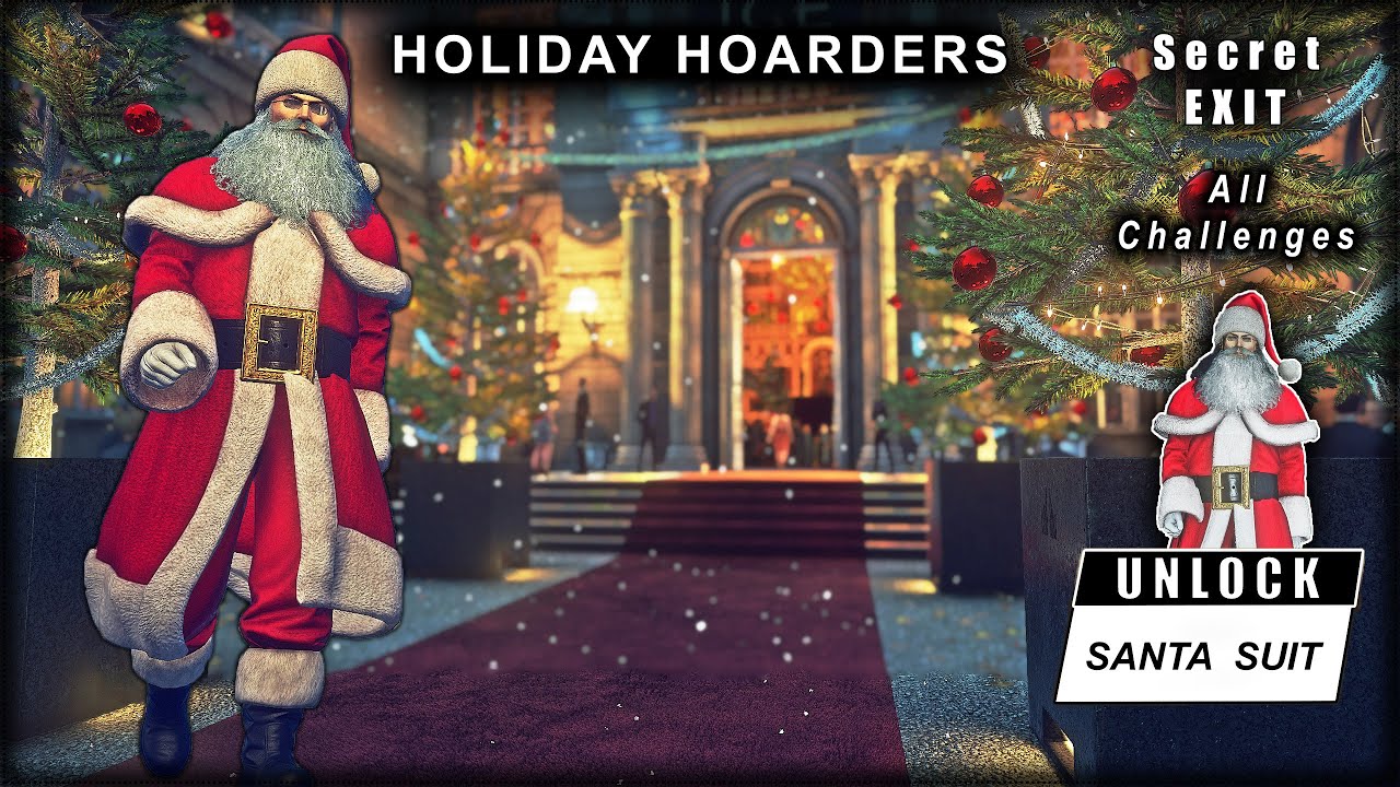 HITMAN 2 - Secret Santa Holiday Hoarders - Ho Ho Ho, Santa's Little Helper, Bad 47, Oh Deer