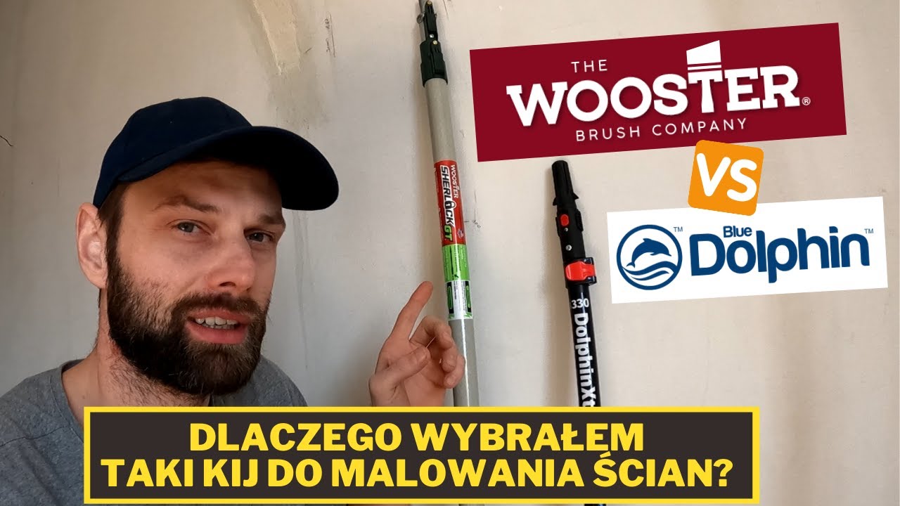 Wooster vs BlueDolphin - jaki kij wybrałem do malowania ścian?