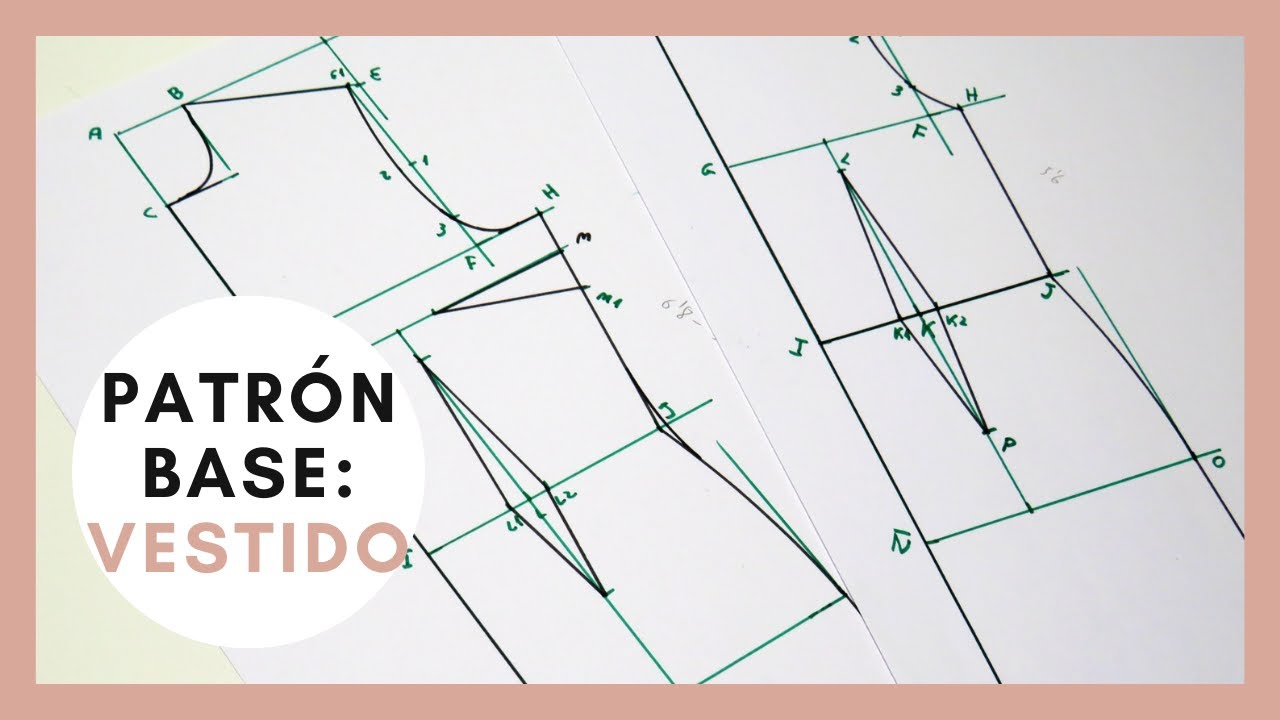 Cómo hacer el PATRÓN base de VESTIDO [repaso falda y cuerpo]