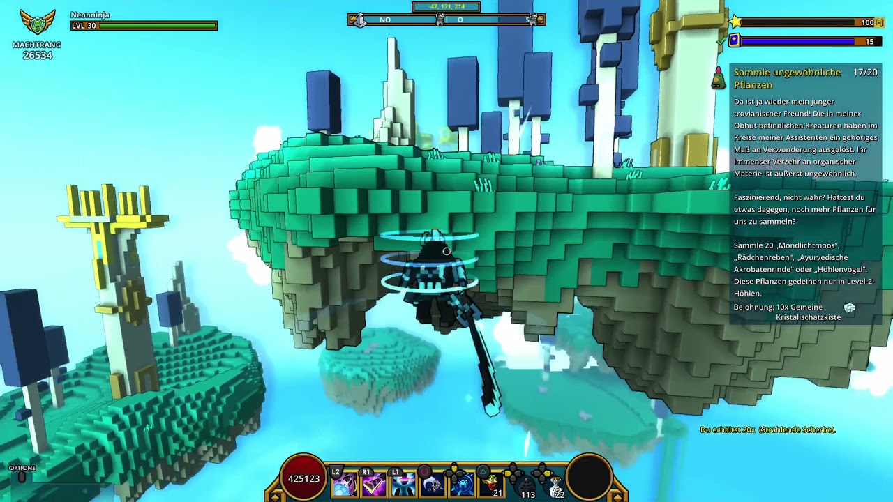 Trove flux farm Methode f&uuml;r Anf&auml;nger